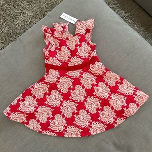 Janie and Jack 2T NWT red floral dress